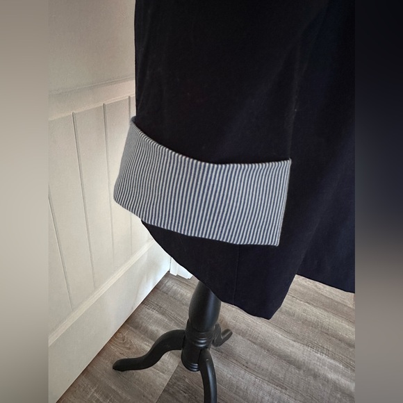 Crown & Ivy Women's Navy Blue Trench Coat Sz XL - Picture 5 of 12